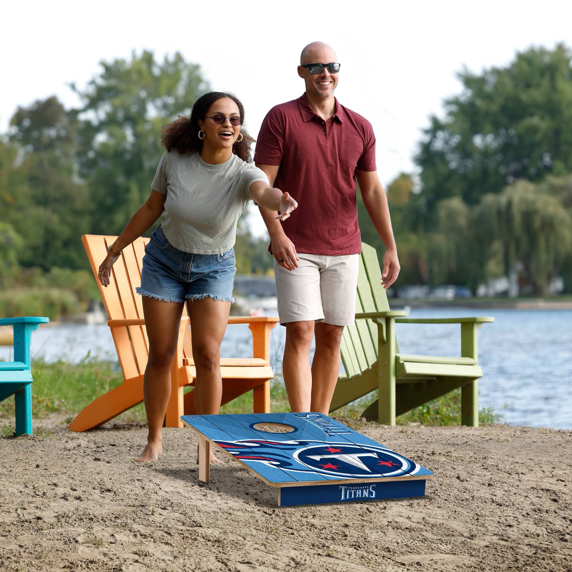 MLB 2ft. x 3ft. Compact Cornhole Game